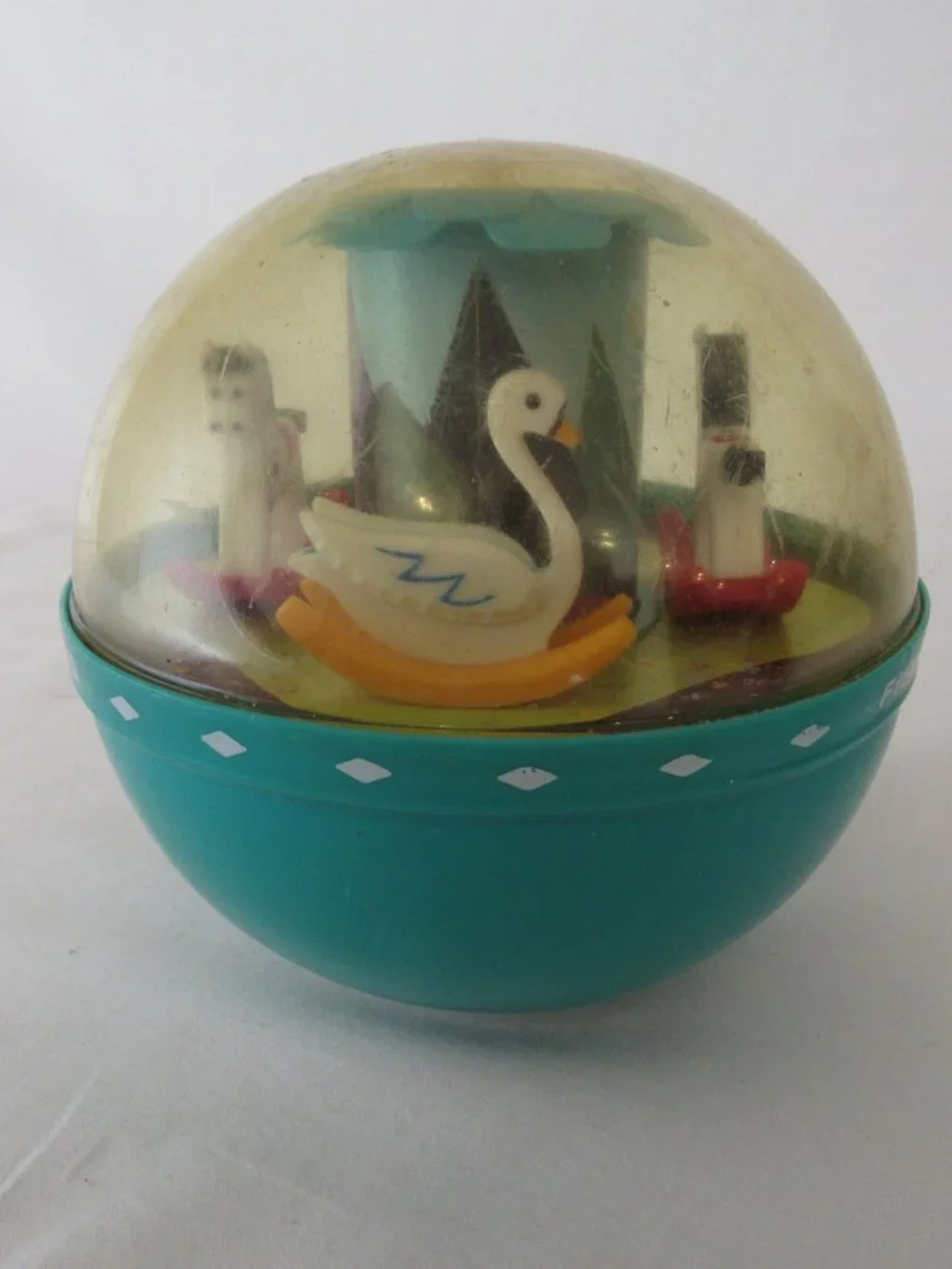 Fisher Price Vintage ROLY POLY CHIME BELL #165